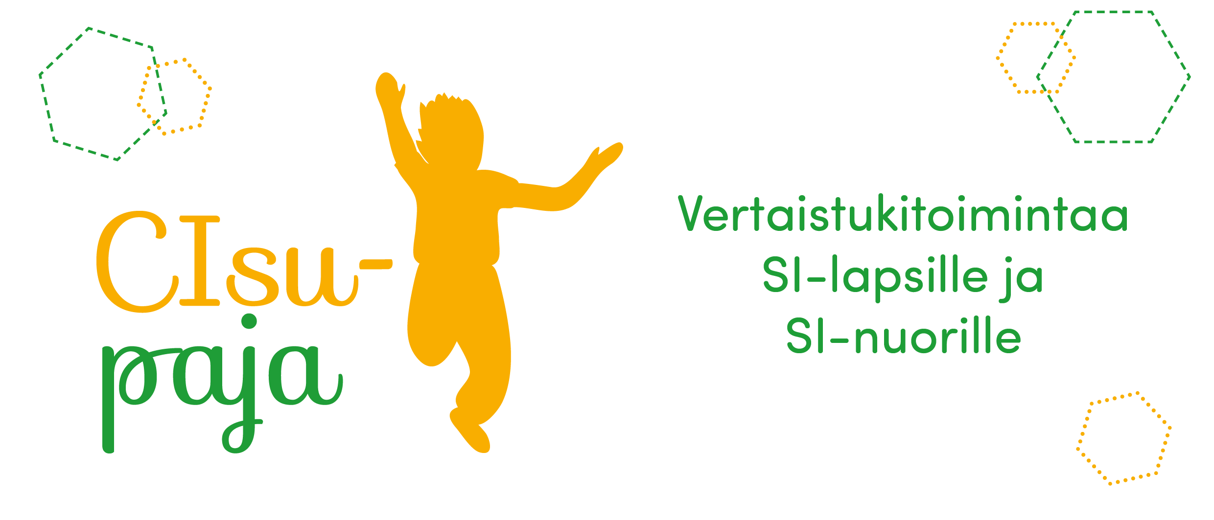 Kuvassa CIsupaja logo, vieressä lukee &quot;vertaitukitoimintaa SI-lapsille ja SI-nuorille&quot;